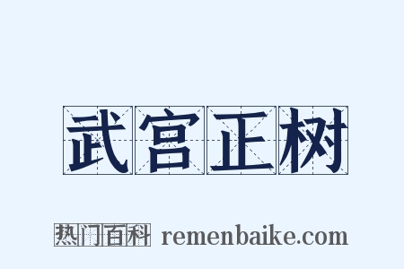武宫正树是什么意思的图片